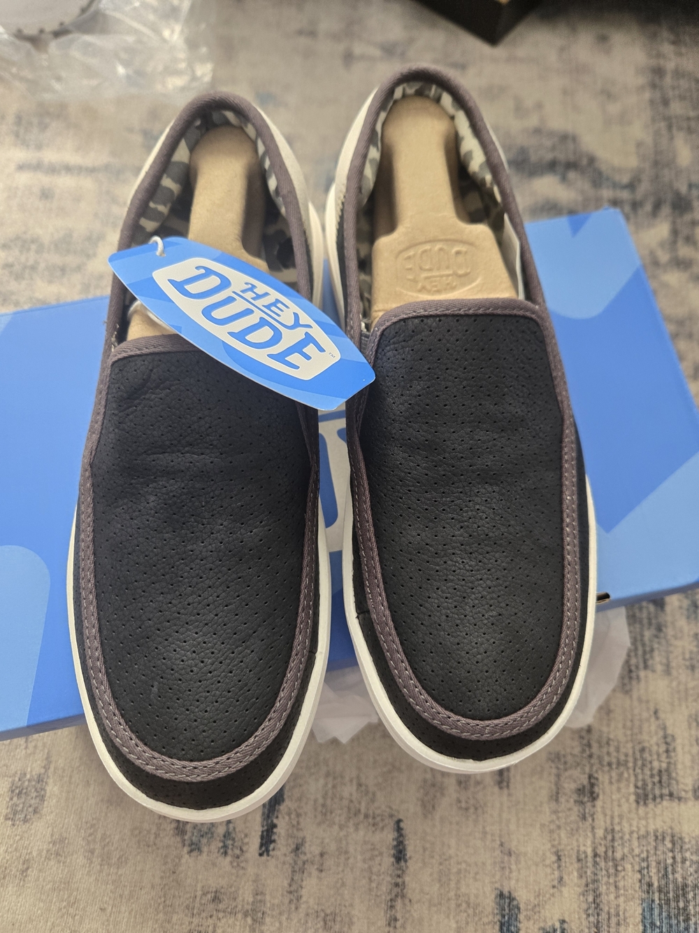 Hey Dude Women’s Black Slip-On Casual Shoes